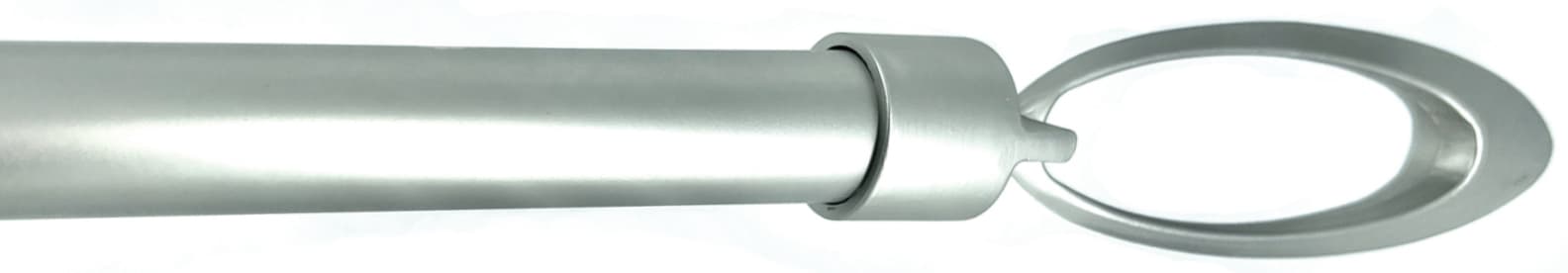 Bastone per Tende Orbita Estensibile Cm 71÷122 Colore Argento Utilia - 2