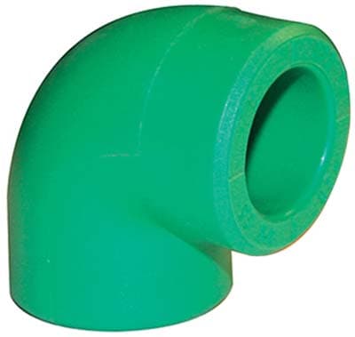 Gomito Ppr a Saldare 90 ° Verde 25 mm 20 Pezzi - 2