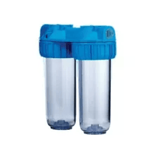 Doppio Contenitore Filtro Acqua Anticalcare da 10 Senior Attacco 1 Atlas - 2