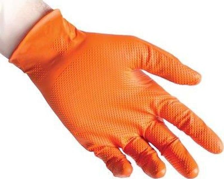 Guanto Nitrile Monouso Arancio N85 Reflexx 50 Pezzi 1832012
