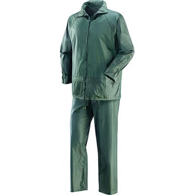 Giacca con Pantalone Impermeabile Nylondry Niagara Verde Xl - 2