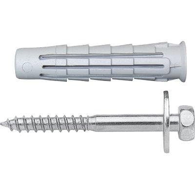 Tassello Nylon T6 Vte R Elematic Vite Te Zincocromata T6 Vte R 10 50 Pezzi - 2