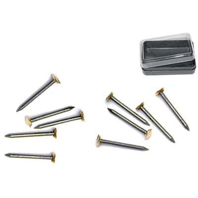 Chiodo Testa Ottone Pronty Acciaio 30 mm 15 Pezzi - 2