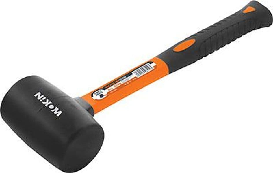 Mazzuola Gomma Nera M.fibra 2516 Wokin 450 g 251616 6 Pezzi - 2