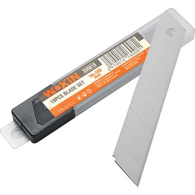 Lama a Spezzare per Cutter 3008 Wokin 300818 18 mm 10 Pezzi - 2