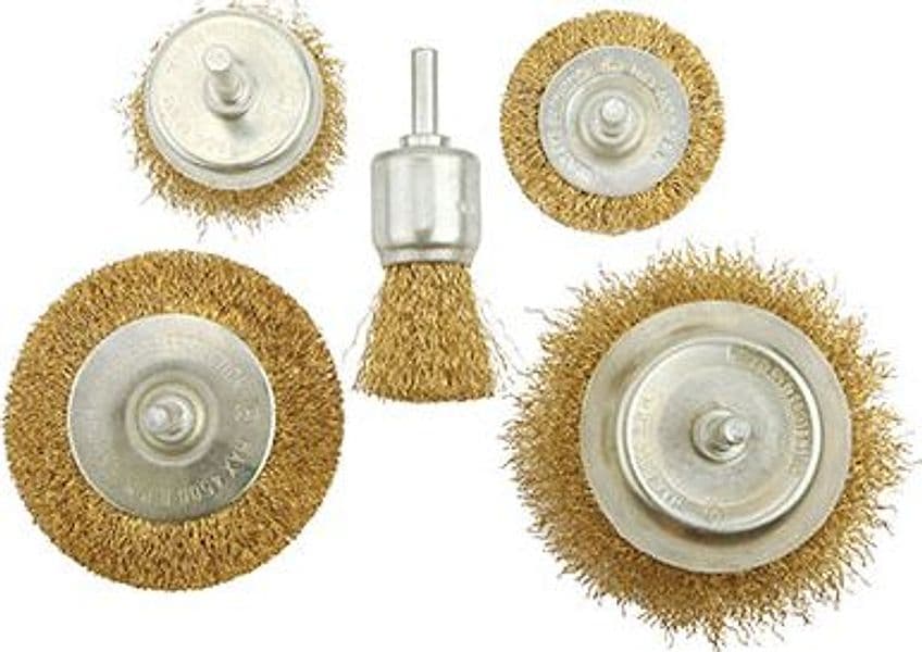 Spazzole Acciaio 771605 Wokin 5 Pezzi - 2