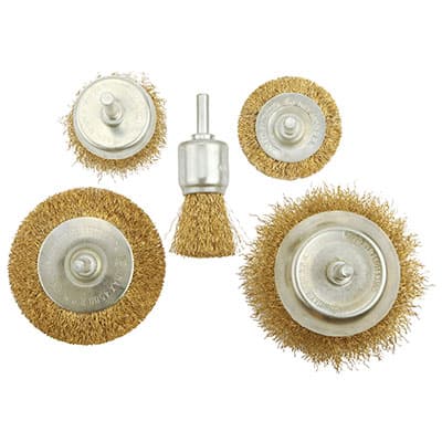 Spazzole Acciaio 771605 Wokin 5 Pezzi - 2