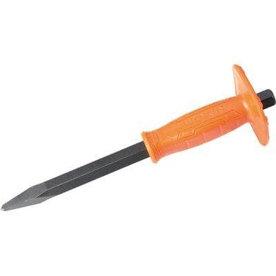Scalpello Muratore a Punta con Salvamano 2550 Wokin 300 x 18 x 4 mm 3 Pezzi - 2