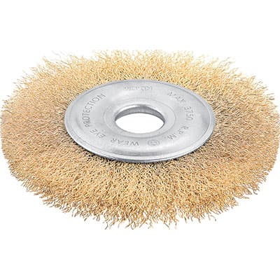 Spazzola Acciaio Circolare con Foro 770505 Wokin F 125 mm 22,2 mm 4 Pezzi - 2