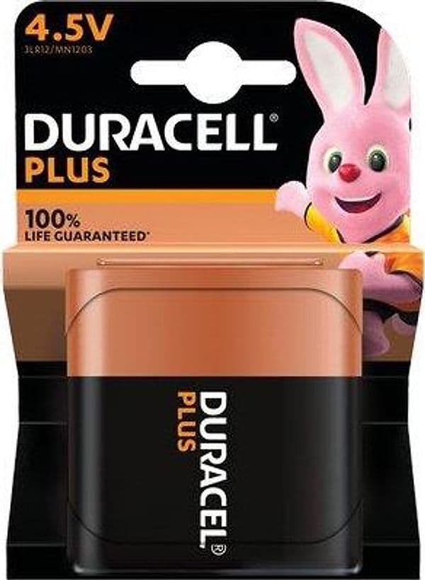 Pila Piatta MN1203B1 PLUS100 Power Duracell 4,5 V 10 Pezzi - 2