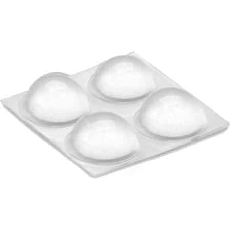 Paracolpi Mezzaluna Ø 24 x 8 mm 12 Confezioni Blister 4 Pezzi - 2