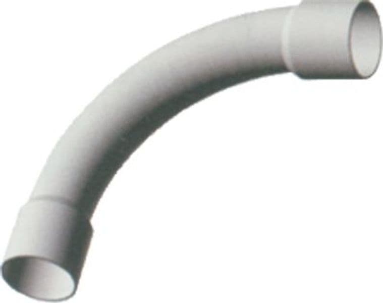 Curva 90 ° IP40 per Tubo Rigido PVC Grigio 16 mm 50 Pezzi - 2