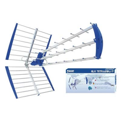Antenna Digitale Terrestre Banda Uhf Galaxy Alluminio Guadagno Db 16 a 18 - 2