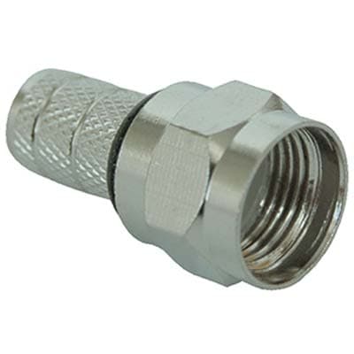 Connettore F a Vite Coassiale Tv per 5,0 mm 10 Pezzi - 2