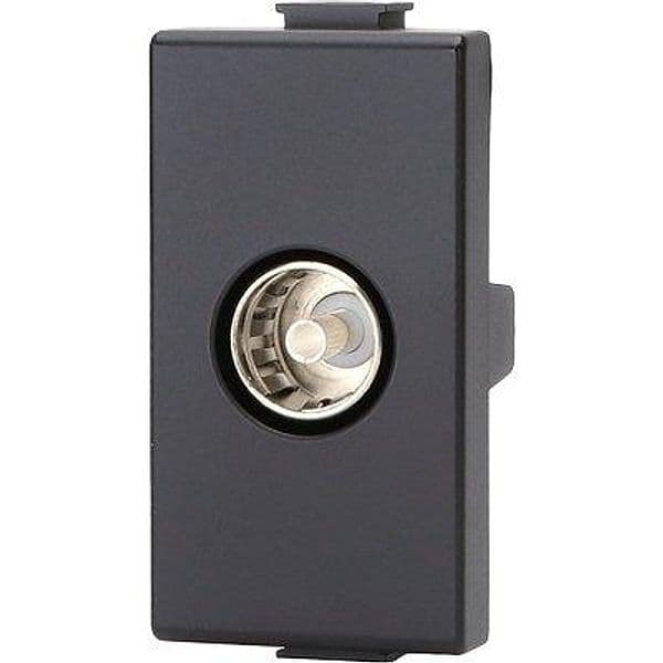 Presa Tv Passante Abm Nero 9,5 mm 8 Pezzi - 2
