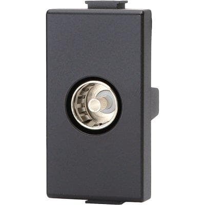 Presa Tv Passante Abm Nero 9,5 mm 8 Pezzi - 2