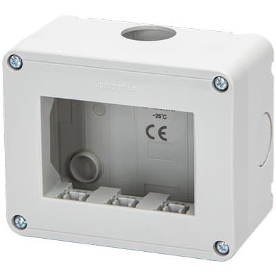 Involucro a Parete IP40 Posti 3 per Abm 101 x 83 mm H 55 mm 6 Pezzi - 2