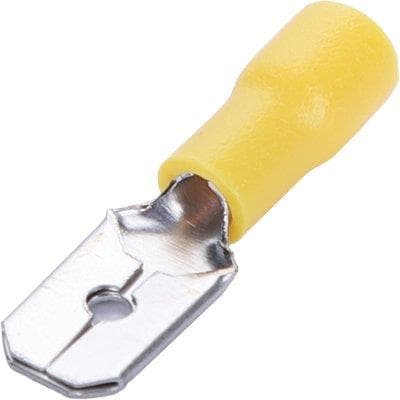 Terminale Piatto Maschio a Stringere 8,1 mm 15 Pezzi - 2