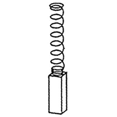 Carboncino Bd Dewalt Z0202 Porta Grafite 6 x 6 mm H 15 mm 2 Pezzi - 2