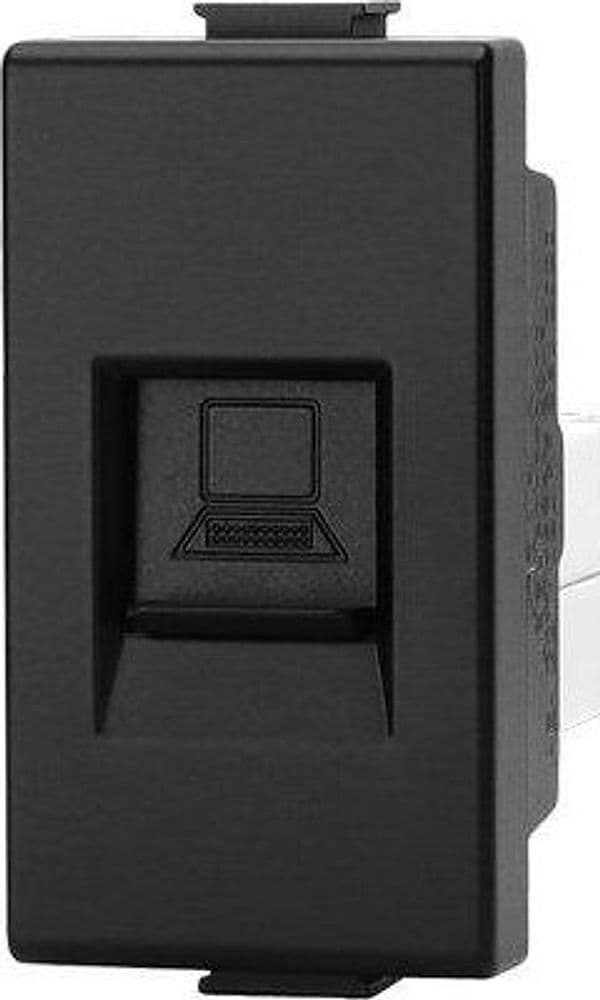 Presa Lan Abm Nero 8 Pezzi - 2