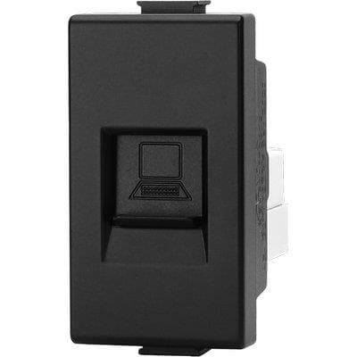 Presa Lan Abm Nero 8 Pezzi - 2