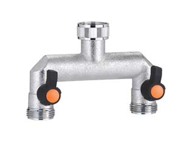 Presa a 2 Vie Regolabili m 3/4 Metal Jet in Blister 9601 Claber - 2
