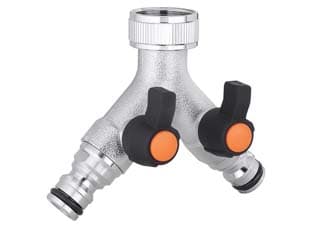 Presa a 2 Vie Regolabili F 3 4? Metal Jet in Blister 9602 Claber - 2