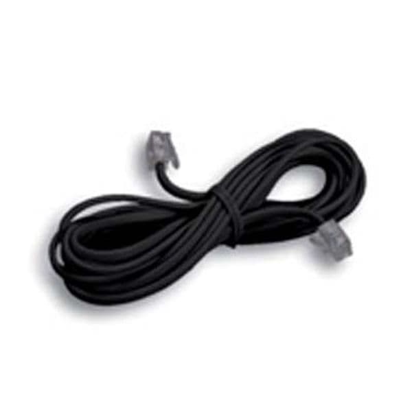Prolunga Telefono Lineare Fme Nero 2 Plug 6 x 4 3 m 5 Pezzi - 2