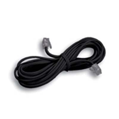 Prolunga Telefono Lineare Fme Nero 2 Plug 6 x 4 3 m 5 Pezzi - 2