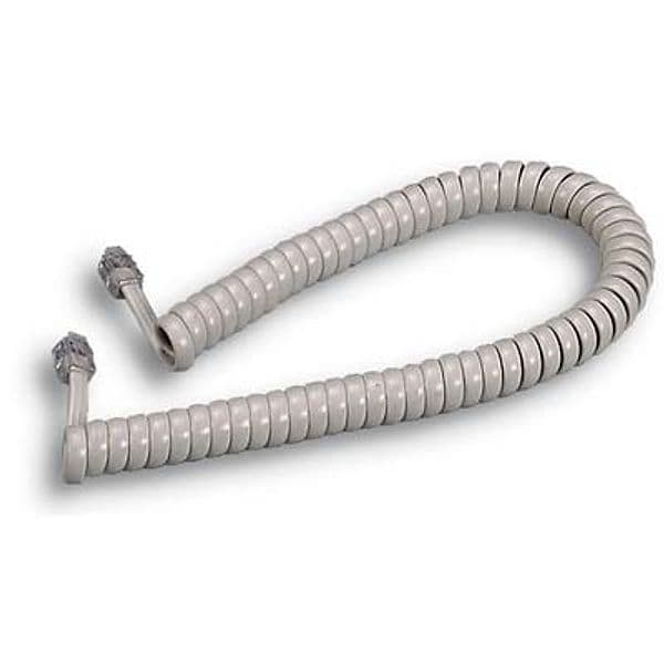 Prolunga Telefono Estensibile Fme Avorio 2 Plug 4 x 4 2,4 m 5 Pezzi - 2