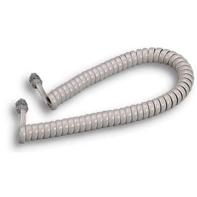 Prolunga Telefono Estensibile Fme Avorio 2 Plug 4 x 4 2,4 m 5 Pezzi - 2