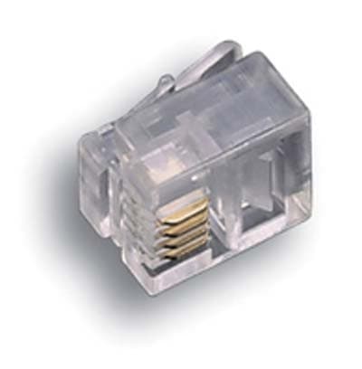 Spina a Contatti Dorati Fme Plug 4 x 4 100 Pezzi - 2