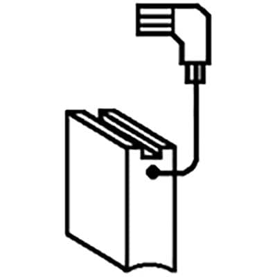 Carboncino Bosch Z0199.01 Porta Grafite 5 x 8 mm H 19 mm 2 Pezzi - 2