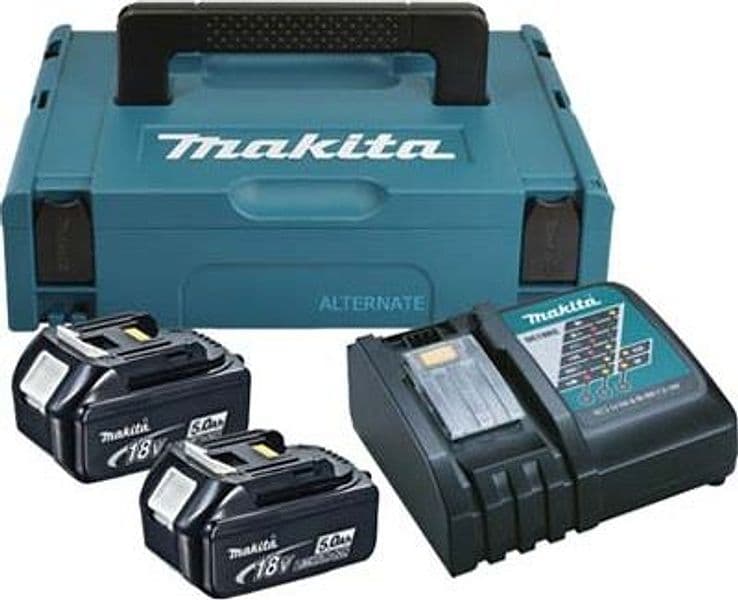 Kit Energia Litio 1976242 Makita Volt 18X2 Ah 5 con Caricabatteria - 2