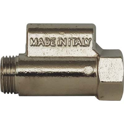 Valvola Sicurezza Brevettata per Scaldacqua Ottone Nichelato ½mf 2 Pezzi - 2