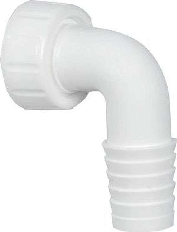 Portagomma Curvo con Ghiera Scarico Lavatrice 17 a 22 mm 1 F 10 Pezzi – Autres