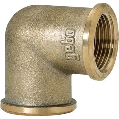 Gomito Ff Ottone 90 Gebo 1 F 5 Pezzi - 2