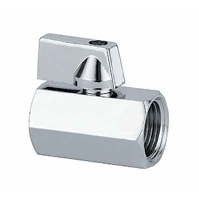 Valvola Mini a Sfera per Scaldacqua Workit Ottone Cromato ½ff 5 Pezzi - 2