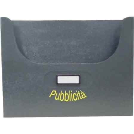 Cassetta Porta Pubblicita Mm 340 x 50 x 260H Antracite - 2