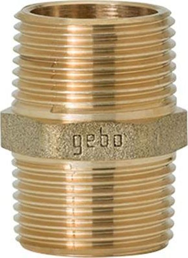 Nipplo Ottone 280 Gebo 3 8 M 10 Pezzi - 2