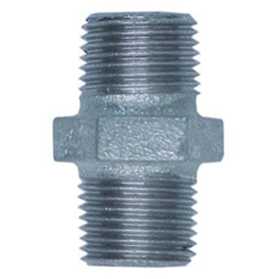 Nipplo Ghisa Zincata 280 Gebo 2 M 2 Pezzi - 2