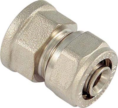 Manicotto Multistrato Filetto Femmina Bampi Ottone 20 mm x ½ F 10 Pezzi - 2