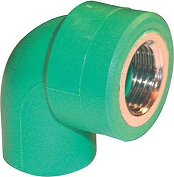 Gomito Ppr a Saldare 90 ° Filetto Femmina Verde Ottone 20 mm x 1/2 F 10 – Autres