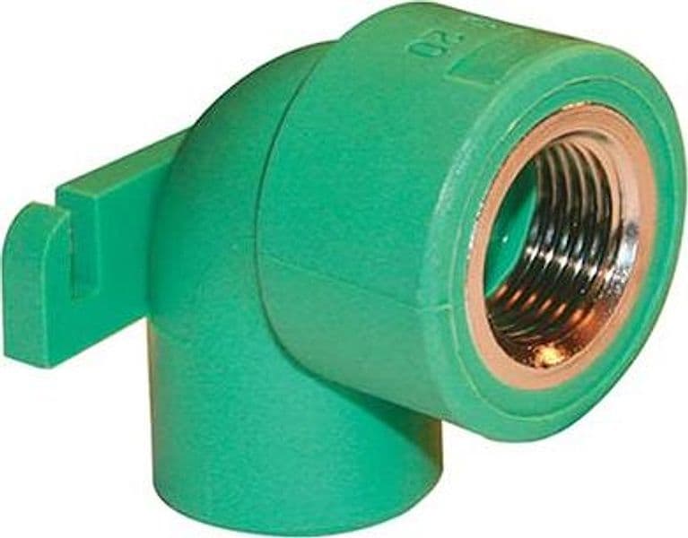 Gomito Ppr a Saldare 90 ° F.femmina con Staffa 20 mm x 1/2 F 10 Pezzi – Autres