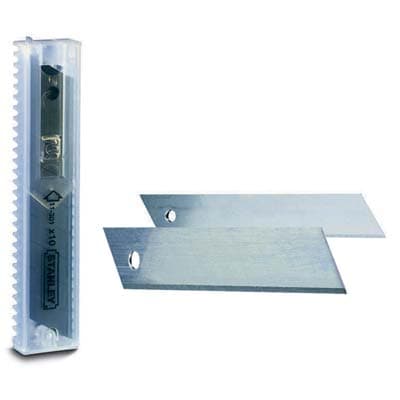 Lama a Spezzare per Cutter Stanley 1 11 300 9 mm 10 Pezzi - 2