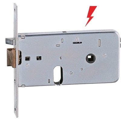 Serratura Metallo Infilare Elettrica 551 Iseo B.q Zinc F.mm 16 F.ovale Scr - 2
