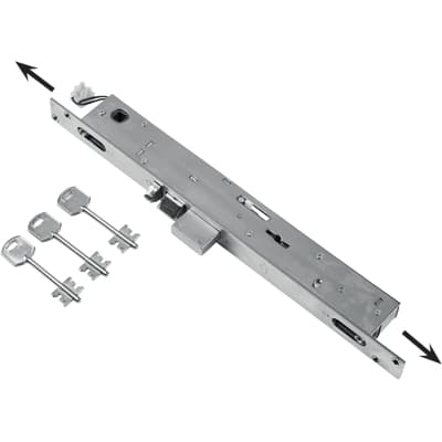 Serratura Montante Infilare Elettrica 6703 Feb B.q Inox F.mm 25 Dm M2 Trip - 2