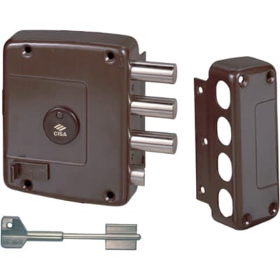 Serratura Legno Applicare 57157 Cisa Dm M4 Scr E.mm 64 Dx - 2