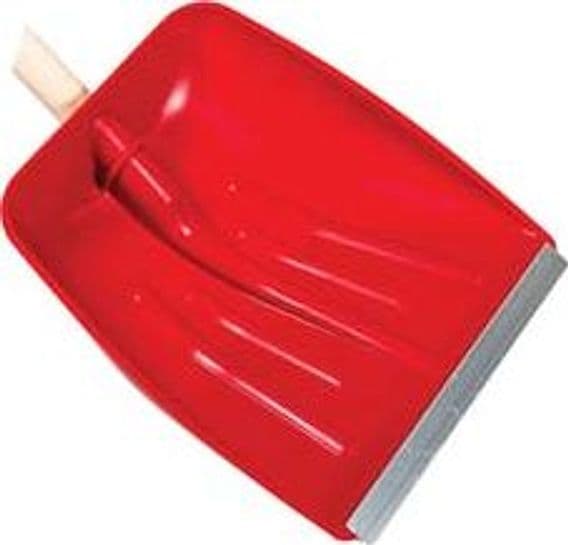 Pala in Polipropilene per Neve e Granaglie Rossa con Profilo 4 Cod 292573 - 2