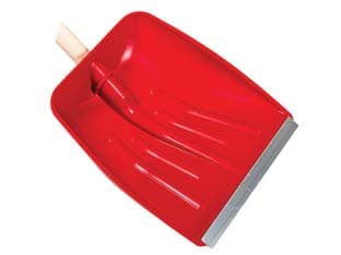 Pala in Polipropilene per Neve e Granaglie Rossa con Profilo 4 Cod 292573 - 2